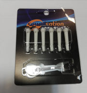 SOUNDSATION BR100 SET 6 PIROLI PER ACUSTICA CON REMOVE BIANCHI