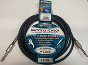 Reference "Dammi Un Cavo" Cavo professionale per strumento jack jack 4,25 metri nero /1