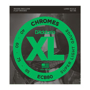 D'Addario ECB80 Chromes Bass, Light, 40-95, Long Scale