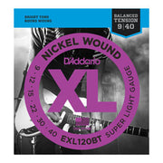 D'ADDARIO EXL120BT Nickel Wound Super Light, 09-40