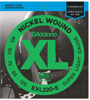 D'ADDARIO EXL220-5 CORDE BASSO