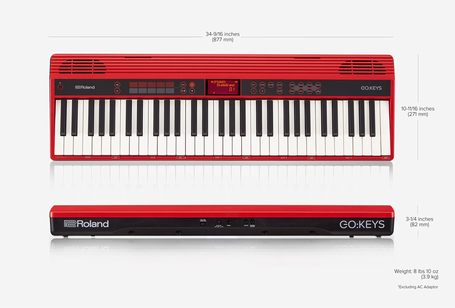 Roland GO:KEYS GO-61K Music Creation Keyboard