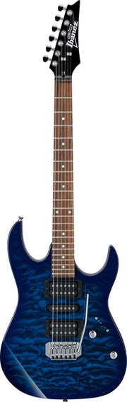 Ibanez GRX70QA-TBB Transparent Blue Burst