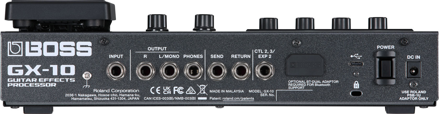 Boss GX-10 Processore Effetti per Chitarra