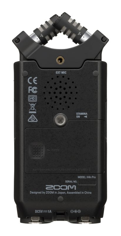 Zoom H4nPro BK - registratore 4 tracce - interfaccia USB - colore nero