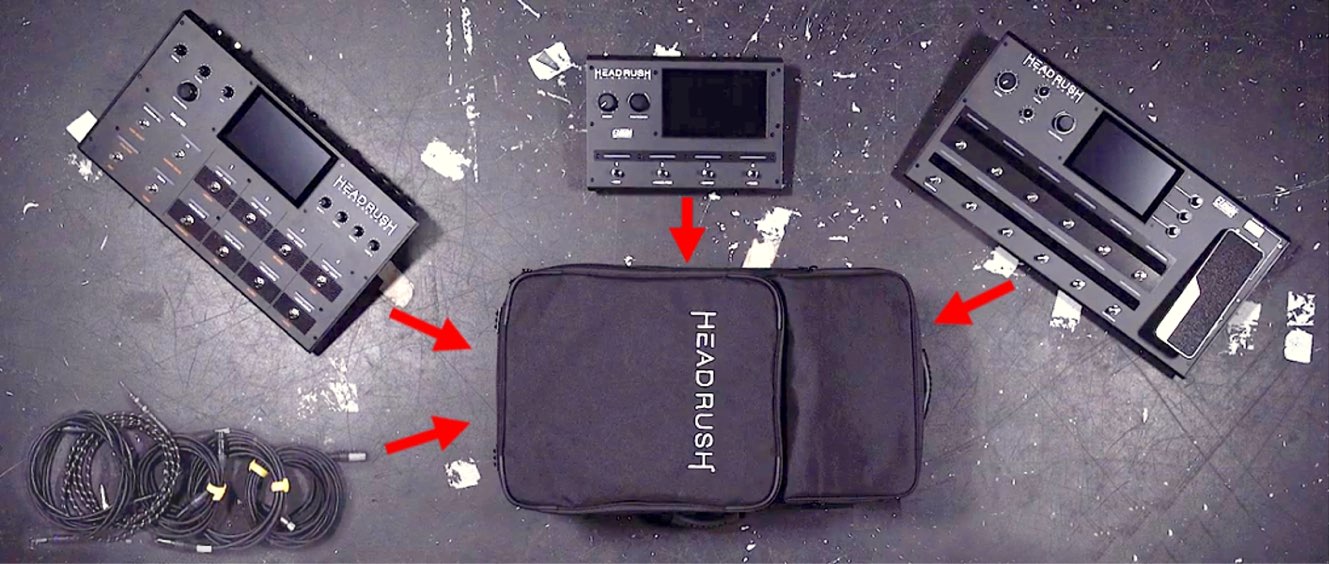 Headrush Backpack Zaino-custodia per Pedalboard / Looperboard / Gigboard
