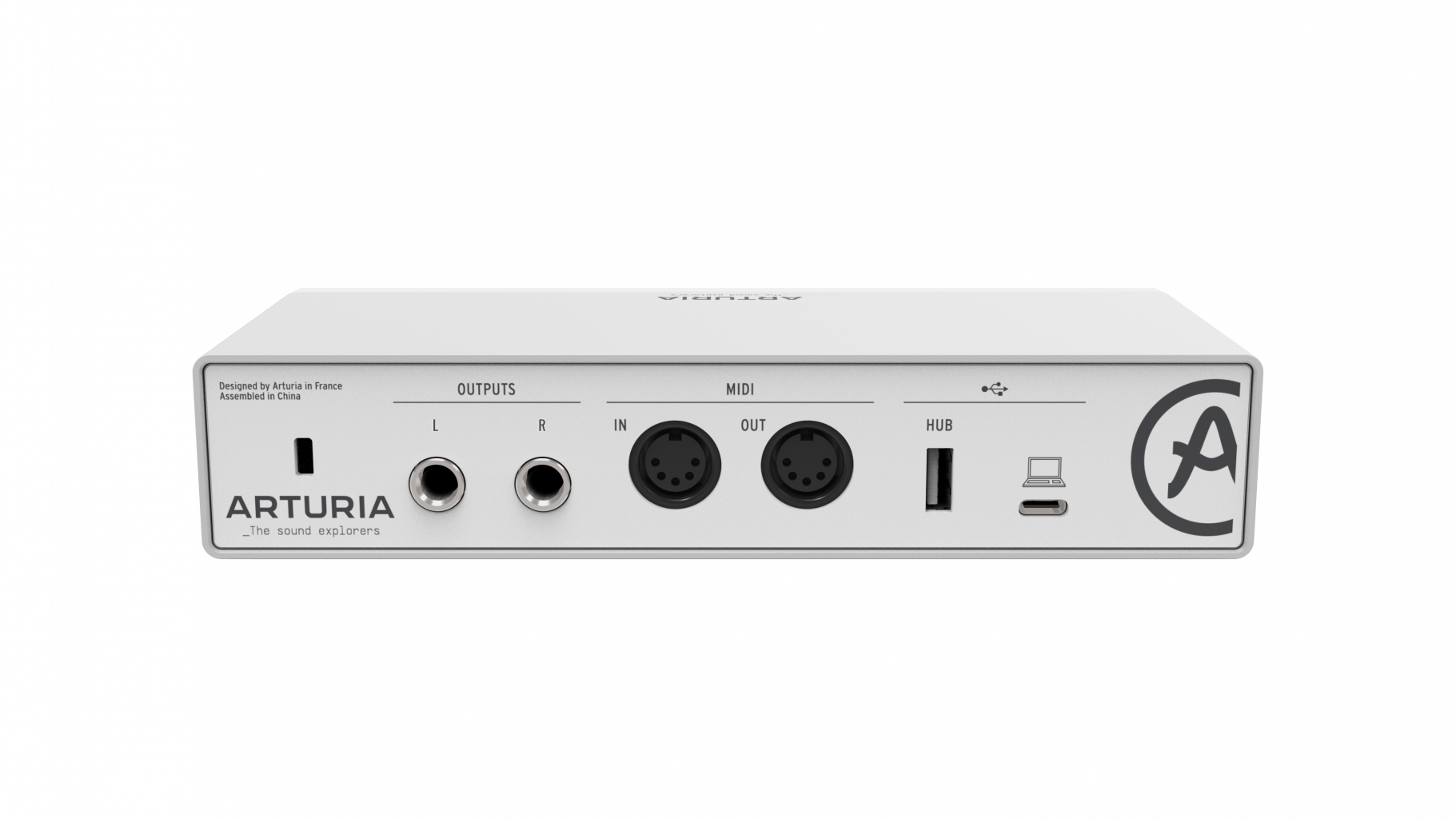 ARTURIA Minifuse 2 White Interfaccia Audio USB C 2 In Combo e 2 Out Bianca