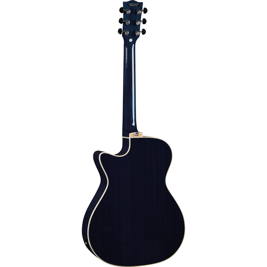 EKO GUITARS NXT A100CE SEE THROUGH BLUE