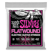 ERNIE BALL - 2593 SLINKY FLATWOUND EL GUIT 9-42