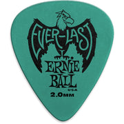 Ernie Ball - 9196 Plettri Everlast Teal 2.0mm Busta da 12