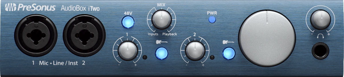PreSonus AudioBox iTwo Studio, Black and Blue