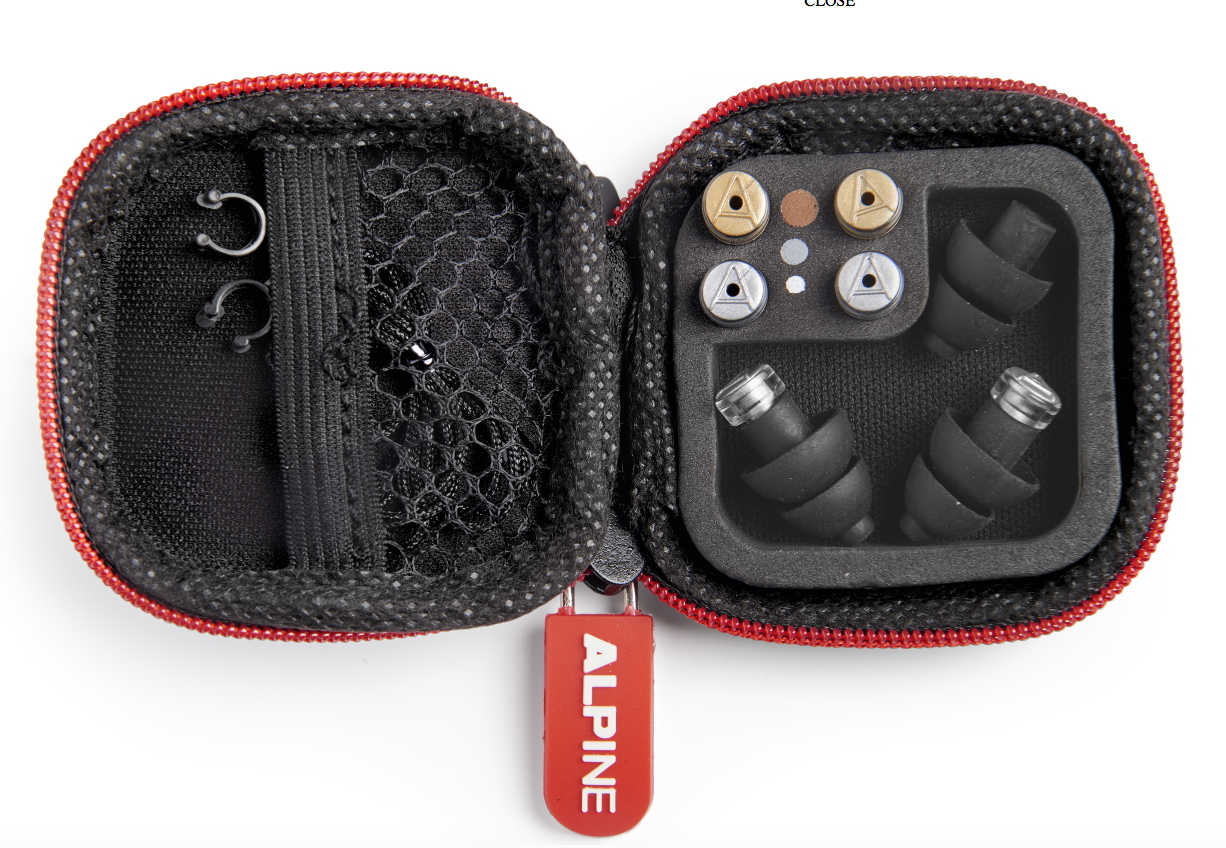 ALPINE MUSICSAFEPRO-2019-BK Kit auricolari per protezione uditiva con 3 filtri attenuazione - Black Edition