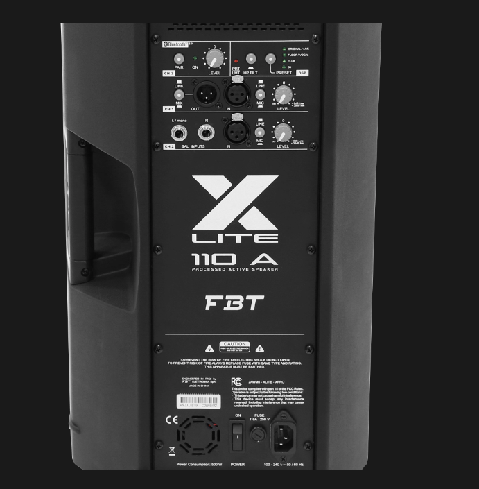 FBT X-Lite 110A Diffusore amplificato 1500W