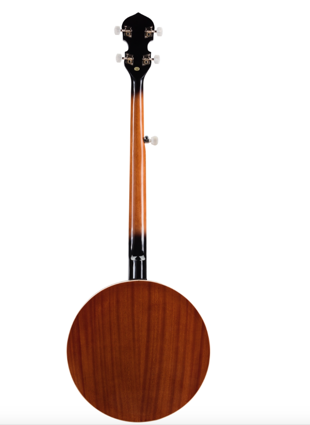 SOUNDSATION SBJ-40 Banjo con fondo in mogano sapele e pelle Remo