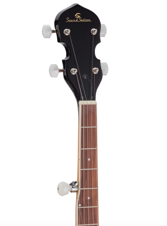SOUNDSATION SBJ-40 Banjo con fondo in mogano sapele e pelle Remo