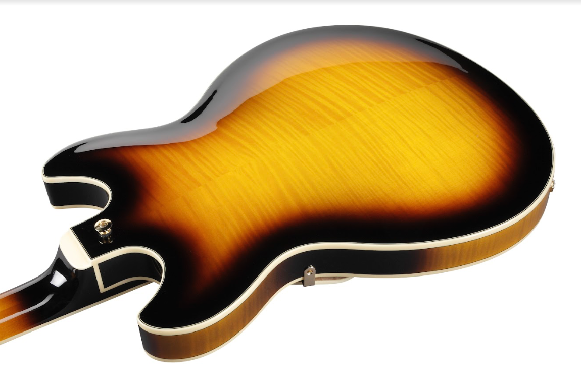 Ibanez AS93FMAYS Antique Yellow Sunburst