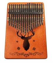 ANGEL ARK-N-DEER Kalimba in mogano 17 note - design Deer