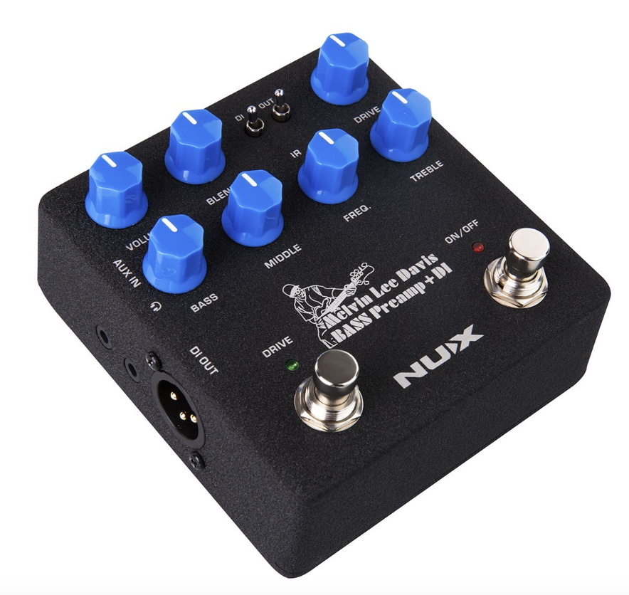 NUX NBP-5 Bass preamp + DI stompbox a pedale