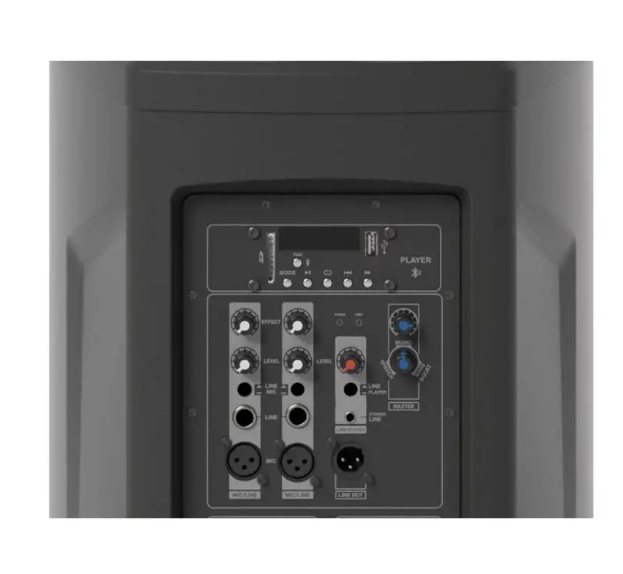 KGEAR GP8A Sistema PA amplificato sub e colonna con bluetooth