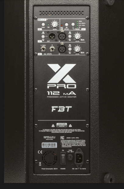 FBT X-PRO 112MA Monitor attivo 1500W