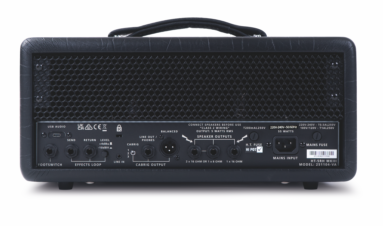 Blackstar HT-5RH MKIII Testata valvolare 5 W