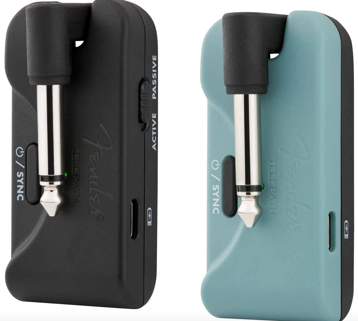 Fender Telepath Wireless System, Mystic Ice Blue and Black