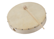 SOUNDSATION STB-12 Tamburello in acero con battente e pelle naturale 12"