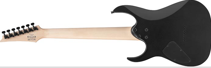 IBANEZ RG7421EX Black Flat 7 Corde