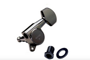 GOTOH SG381-07-CK-L6 Set di Meccaniche per Chitarra Elettrica, L6, Cosmo Black