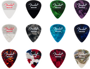 Fender 351 Dotted Celluloid Picks, 12-Pack, Medium