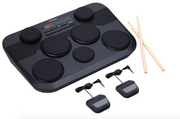 MEDELI DD221 Drum kit portatile con 7 pad sensibili al tocco e 2 pedali
