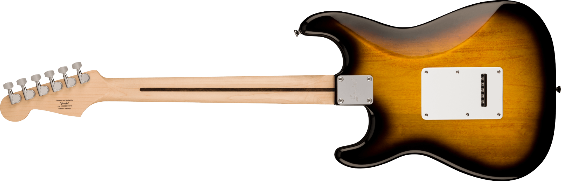 Fender Squier Sonic Stratocaster, Maple Fingerboard, White Pickguard, 2-Color Sunburst