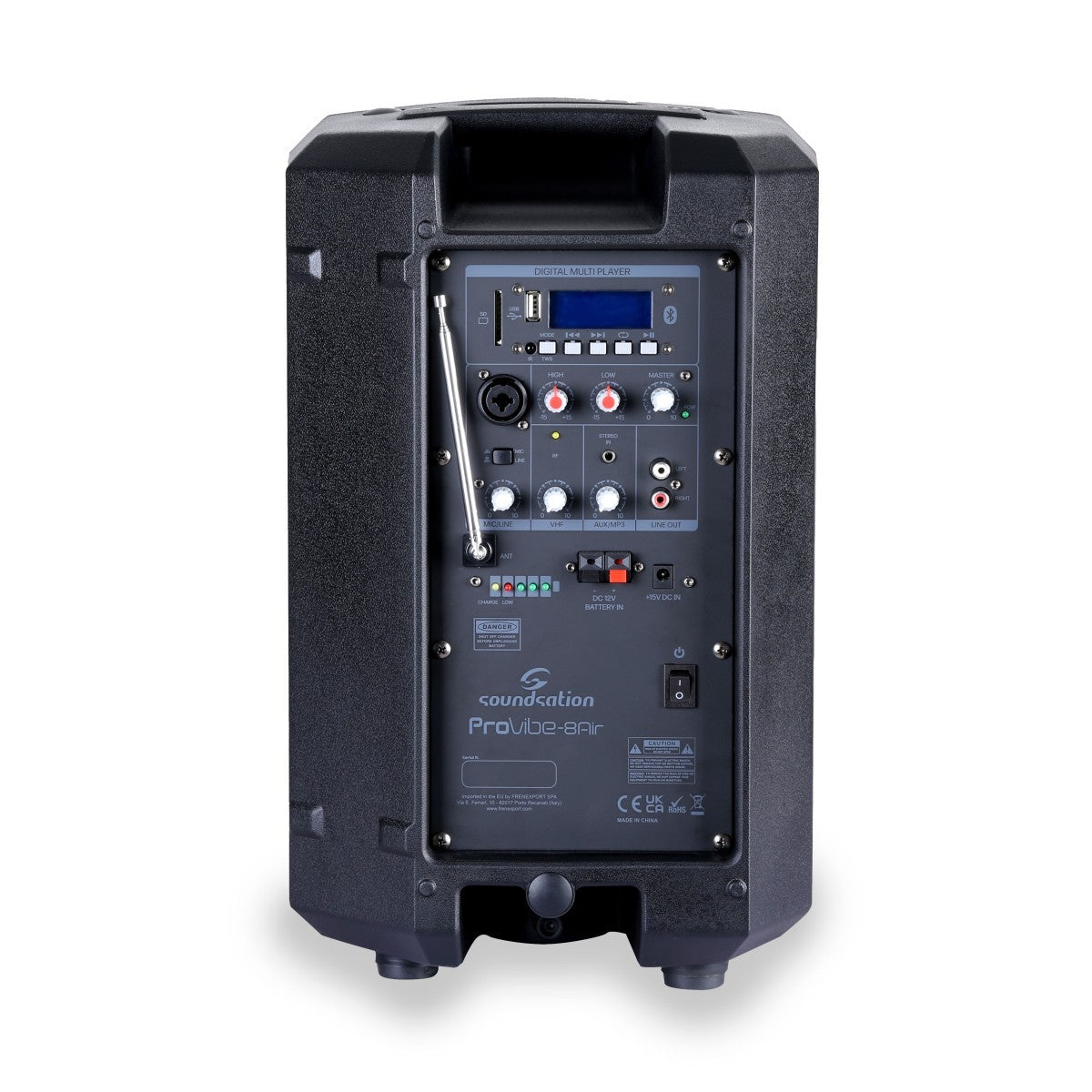 SOUNDSATION PROVIBE 8AIR Sistema PA Portatile 8” 2-Vie con Batteria e Mobile App