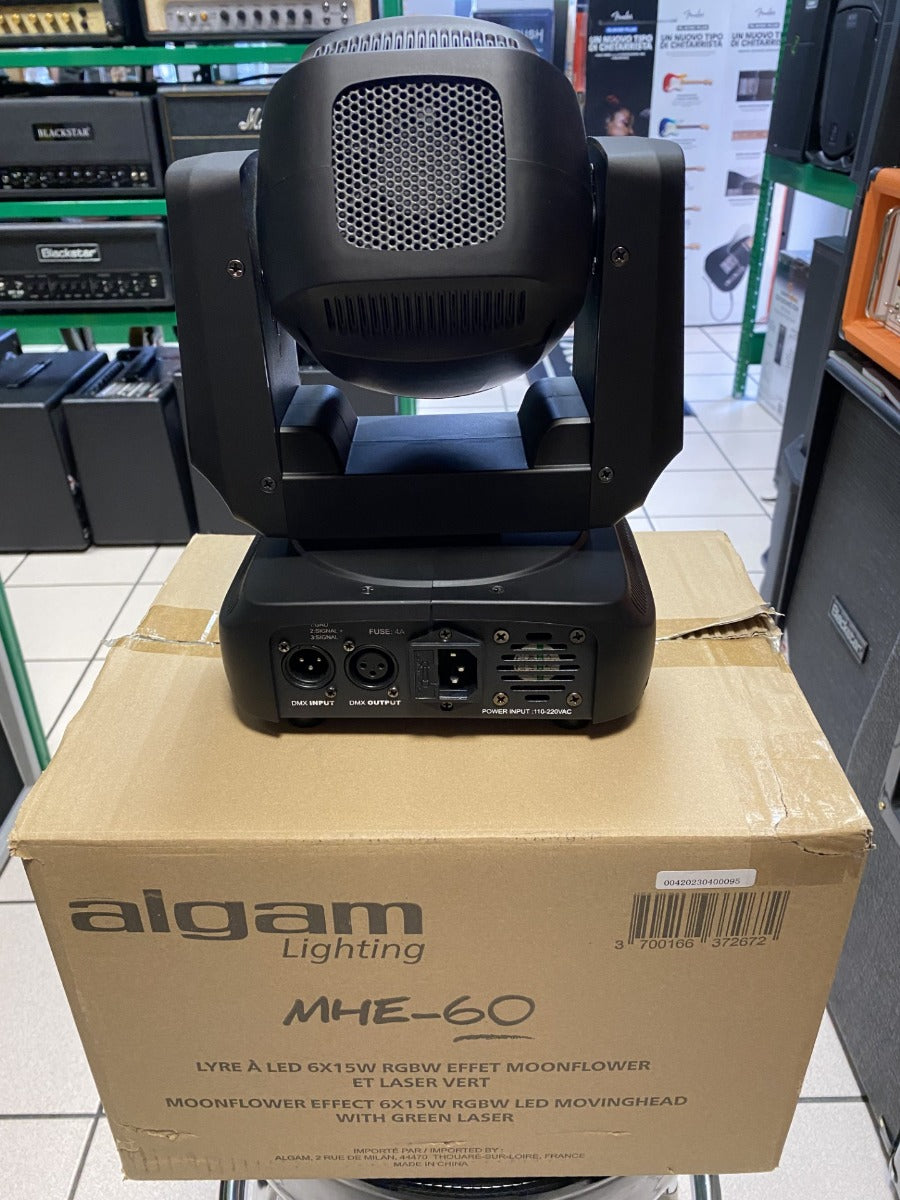 ALGAM LIGHTING - MHE60 WASH TESTA MOBILE 60W + LASER Usata