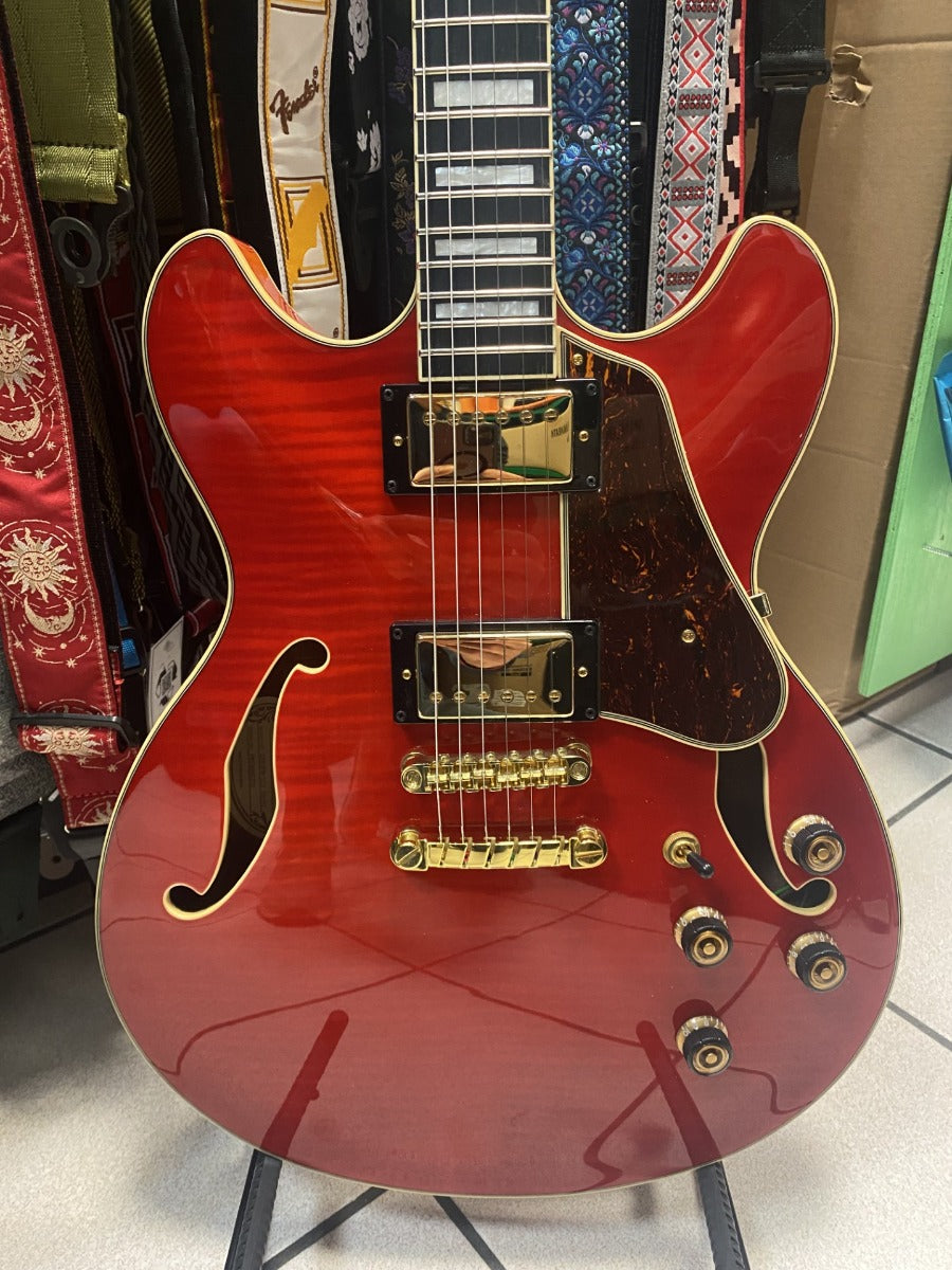 Ibanez AS93FM-TCD Transparent Cherry Red Usata