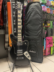 Jackson Pro Series Signature Lee Malia LM-87, Amaranth Fingerboard, Open Pore Black