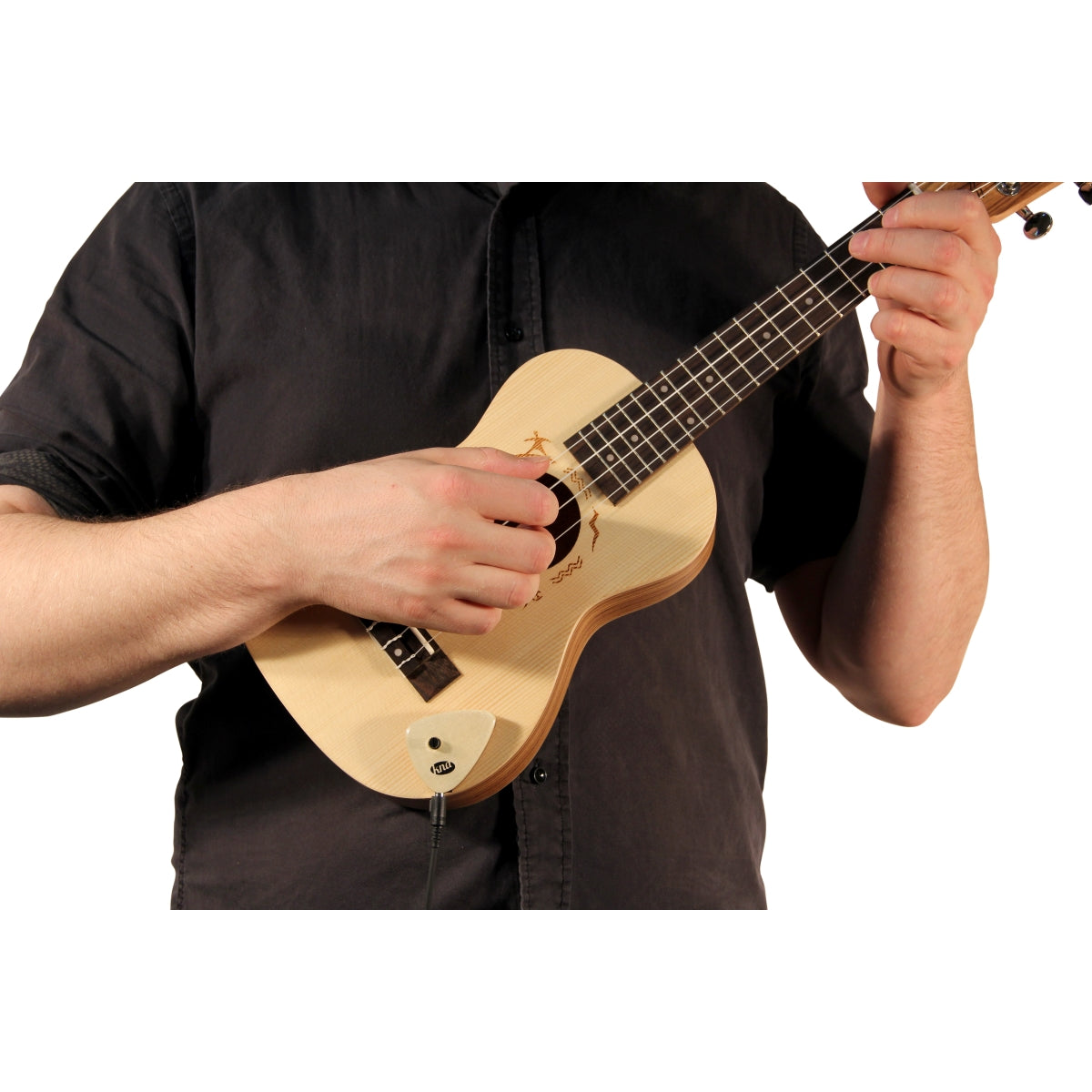 KNA AP-2 AP-2 trasduttore piezo per chitarra e altri strumenti acustici con controllo volume