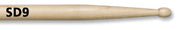 VIC FIRTH AMERICAN CUSTOM SD9 DRIVER