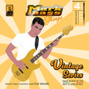 MARKBASS MB4VGSS45105LS electric bass stainless steel FLAT WOUND - 045 065 085 105