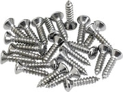 Fender Pickguard/Control Plate Mounting Screws (24) (Chrome)
