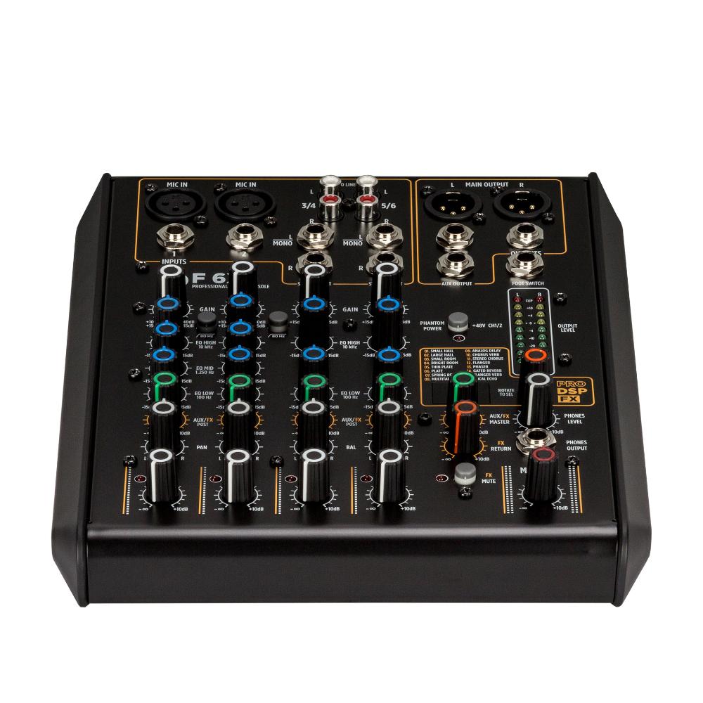 RCF F6X Mixer 6 canali con effetti