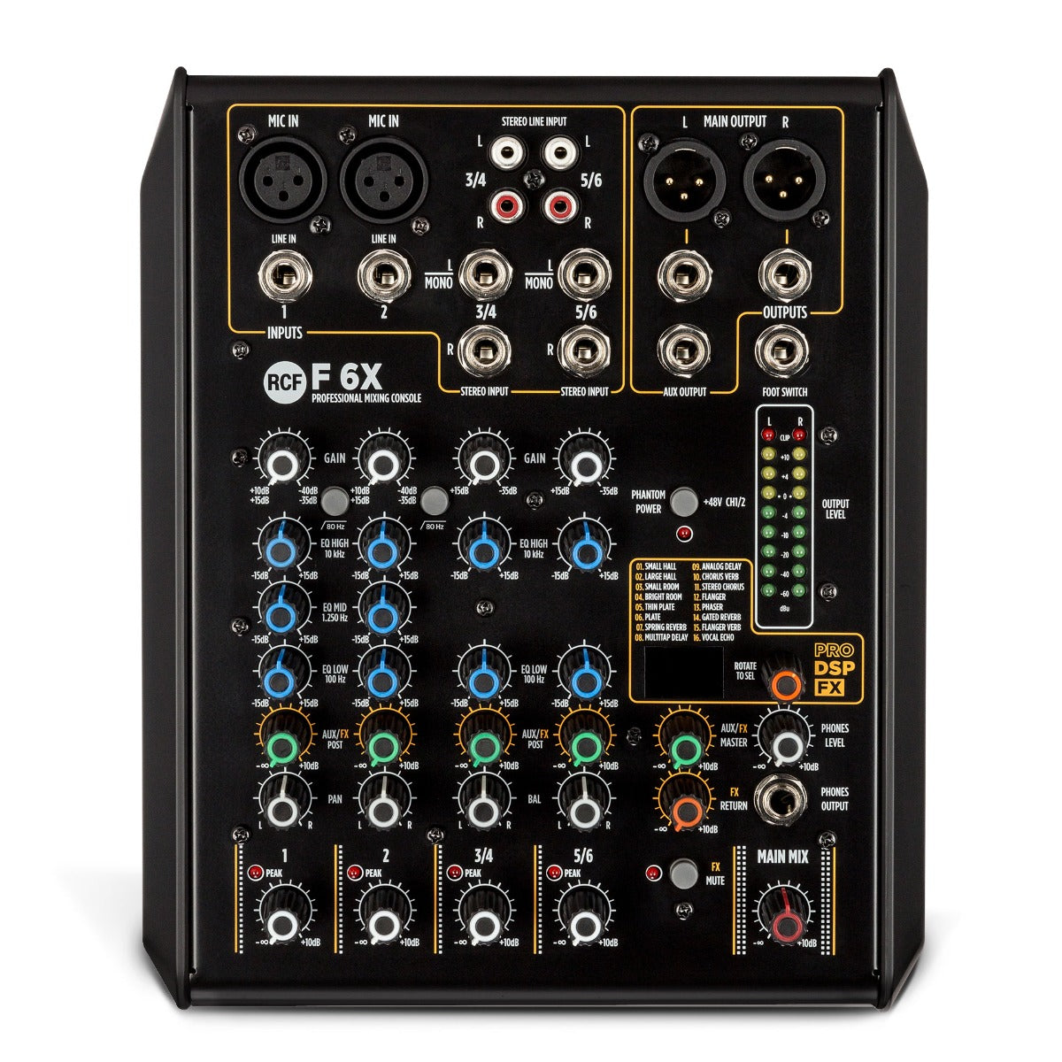 RCF F6X Mixer 6 canali con effetti
