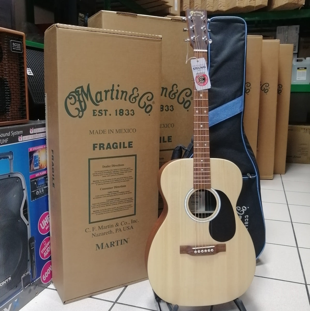 Martin 00-X2E-01 Abete/Mogano X Series