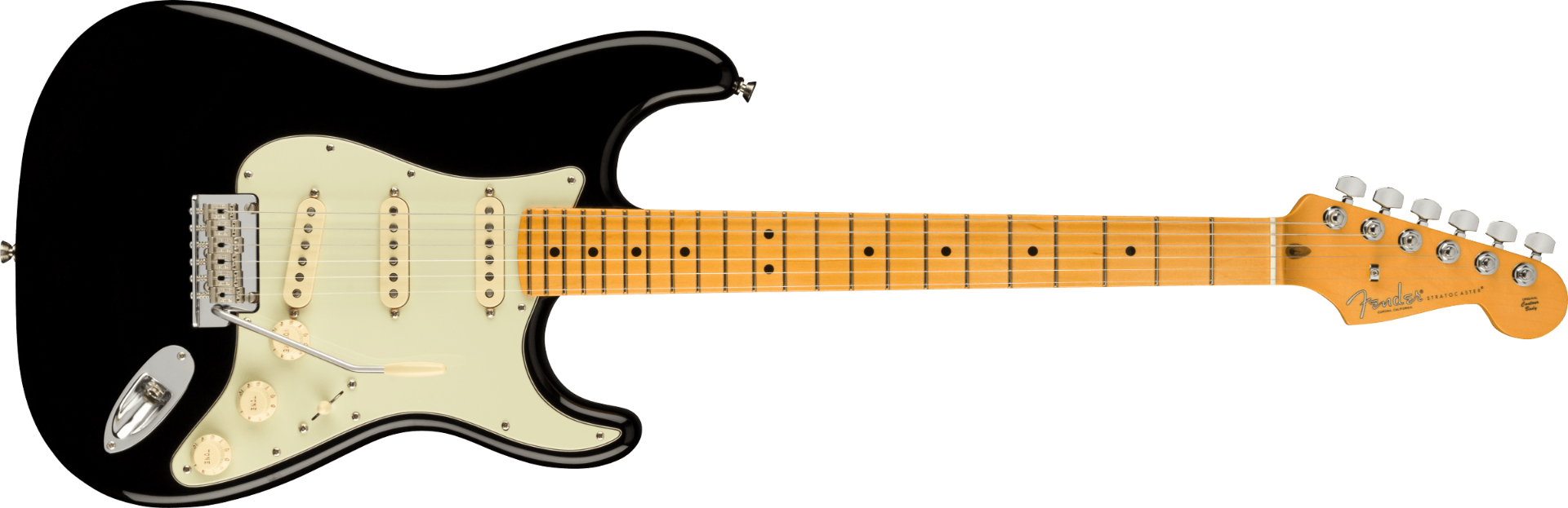 Fender American Professional II Stratocaster Maple Fingerboard, Black