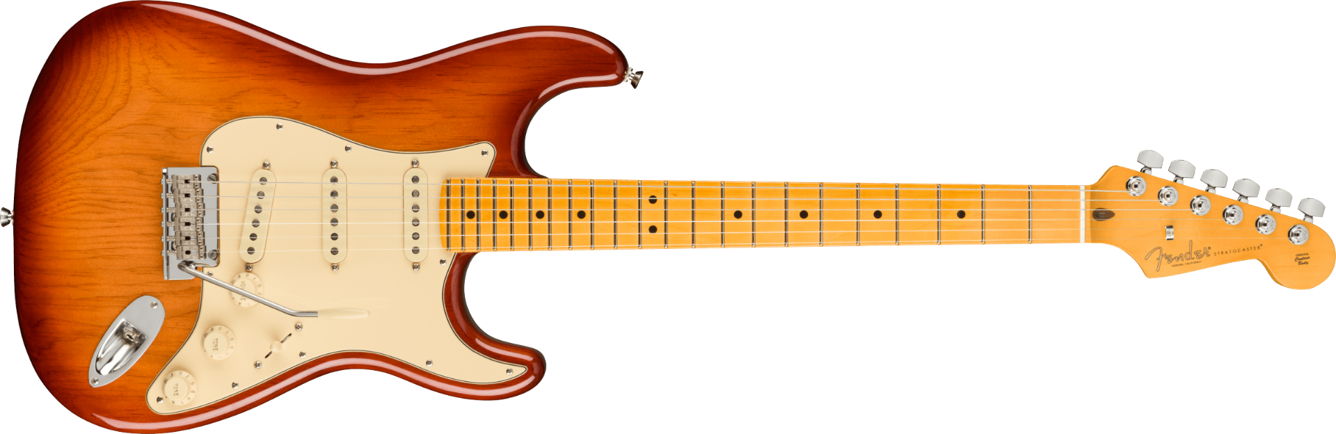Fender American Professional II Stratocaster, Maple Fingerboard, Sienna Sunburst