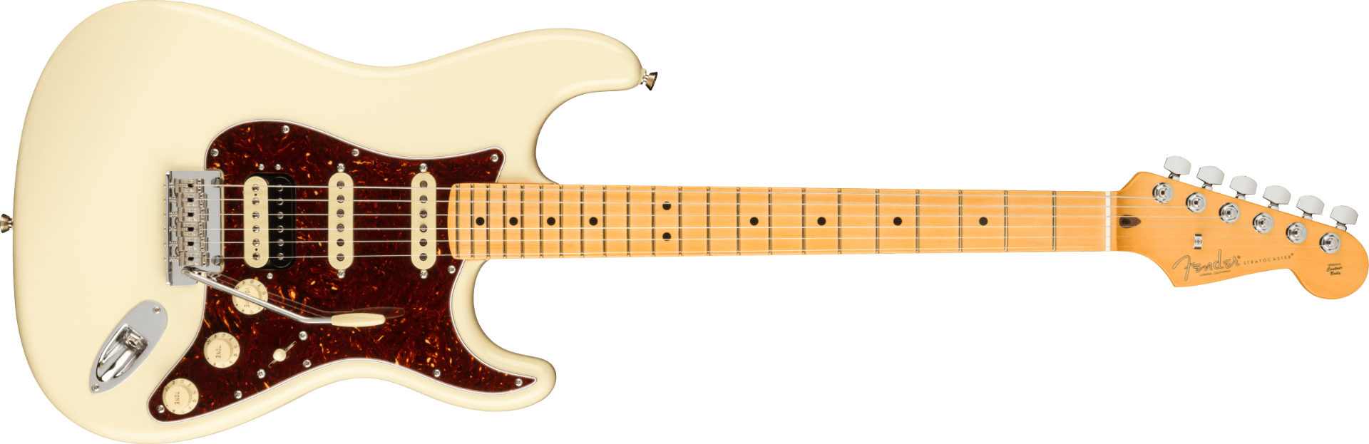 Fender American Professional II Stratocaster HSS, Maple Fingerboard, Olympic White