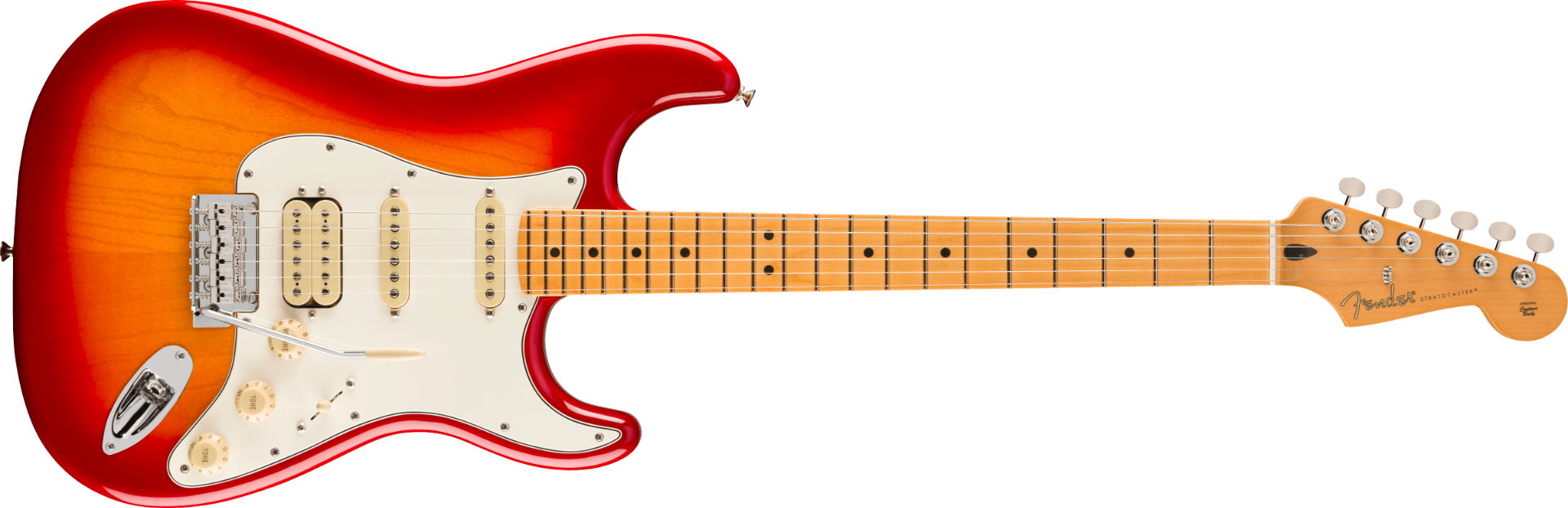 Fender Player II Stratocaster HSS, Maple Fingerboard, Aged Cherry Burst