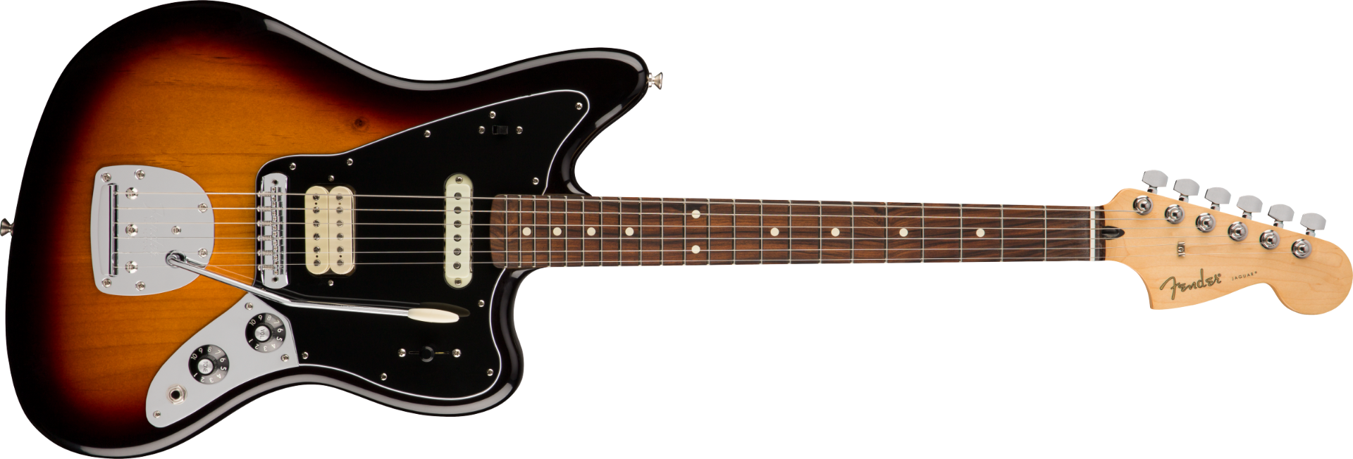 Fender Player Jaguar, Pau Ferro Fingerboard, 3 Color Sunburst