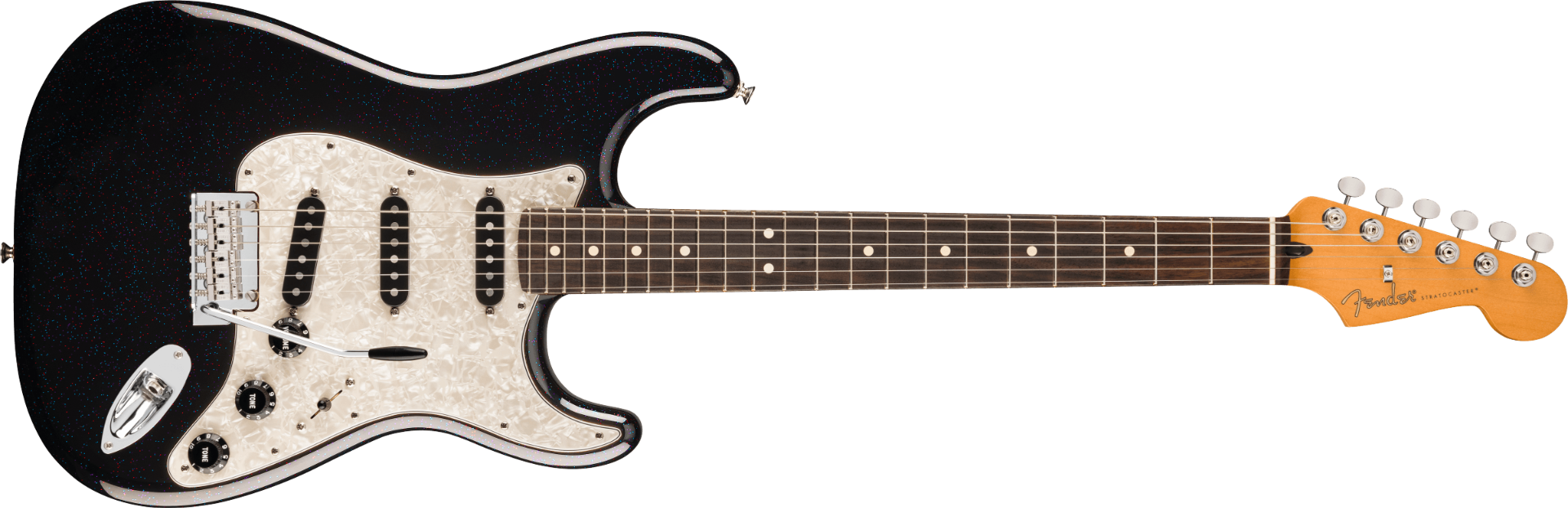 Fender 70th Anniversary Player Stratocaster, Rosewood Fingerboard, Nebula Noir