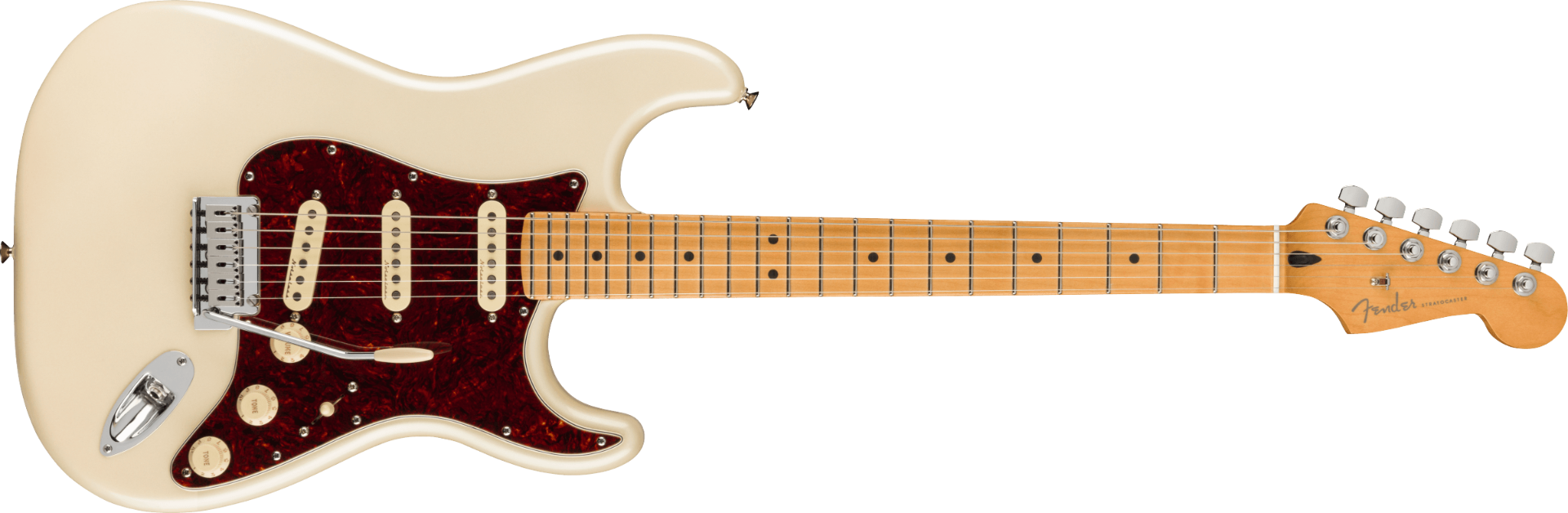 Fender Player Plus Stratocaster, Maple Fingerboard, Olympic Pearl